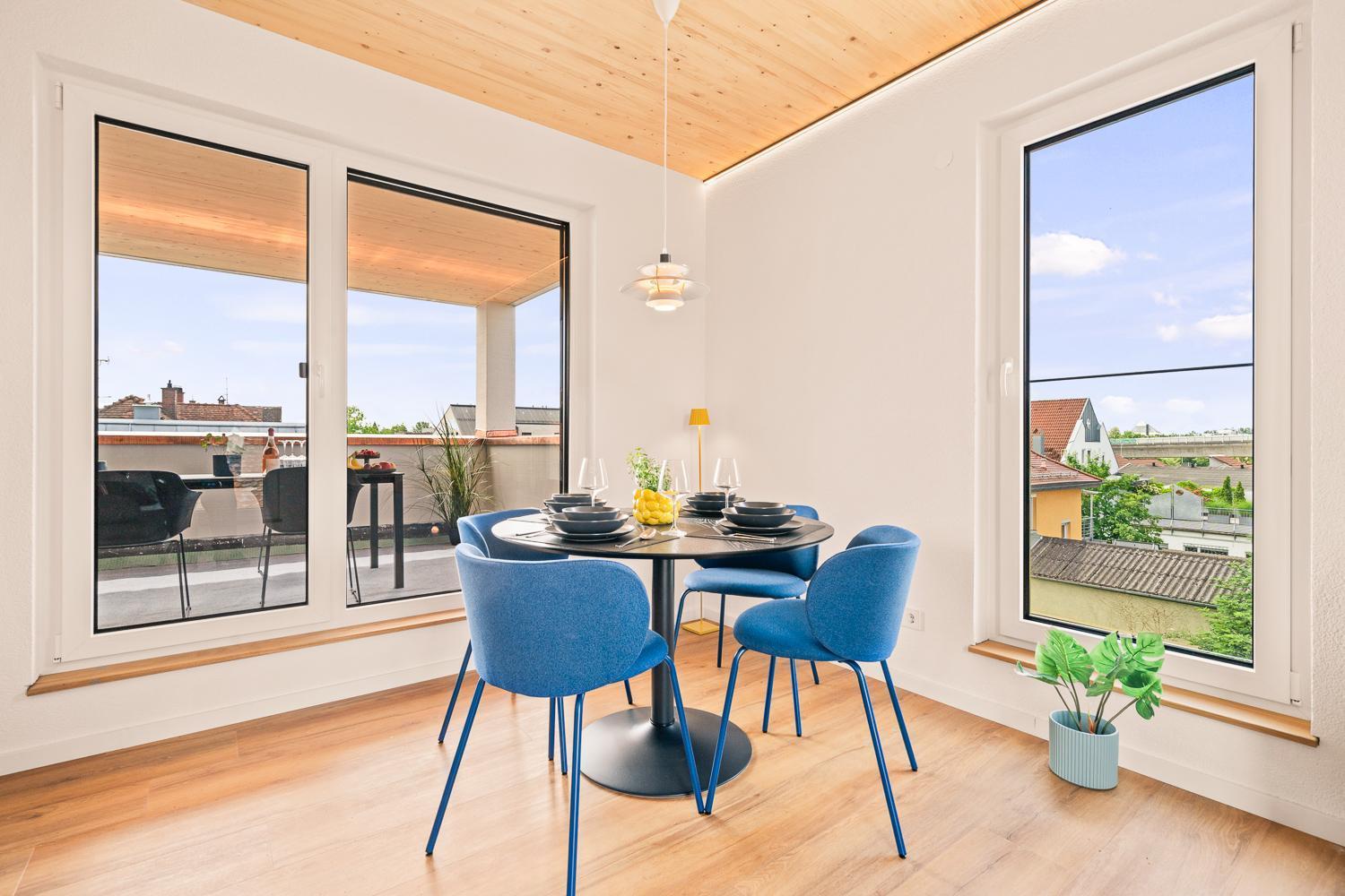 フリードリヒスハーフェンPenthouse Mit Traumhafter Terrasse Klimatisiertアパートメント エクステリア 写真
